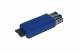 Patchkabel USB3.0, Zubehör Adapter, A(Bu)/B-Micro(St), blau