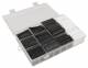 Schrumpfschlauch-Set McPower, 300-teilig in Sortimentsbox, klebend, schwarz/weiß