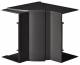 HAGER BR651304H9011 TEH Inner corner adjustable h 65x130mm top part 80mm graphite black