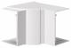 Hager BR651004H9016 Inner corner adjustable to BR/A/S 68x100mm top part 80mm