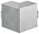 Hager R2552VERZ outer corner, galvanized steel channel for LFS