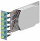ZVK EasyLan LVSB06LCD03 splice drawer 3U 7HP 6xLC duplex G50/125 OM3