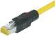 ZVK EasyLan CZSRF8GEVPE feldkonfekt. RJ4 Stecker werkzeuglos gesch. 10G gerade