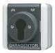 Jung 804.18W AP / WD key switch 1-pole, 804.18 W with signature panel