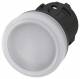 Siemens 3SU10016AA600AA0 indicator, 22mm round white lens smoothly