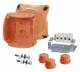 Gustav Hensel 4012591126034 Hensel FK 0404 cable junction box with functional integrity 1.5 to 4qmm 5-pin