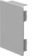 HAGER LF6009067030 Endstück hfr zu LF/LFF 60x90mm steingrau