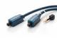 Clicktronic 70365 Opto-cable set - optical digital cable for audio data included 3.5 mm adapter.