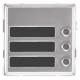 Grothe 74855 TF 1148/13 keypad Sinthesi S2, 3Klingeltaster / Name Tag. Bel.grün