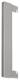 Hager BR100WKLAN end piece for wall cover StBl. to BR/A 100mm aluminum