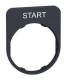 Schneider Electric ZBYFP2303 Schneider sign holder 40x50mm, with START label