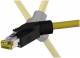 ZVK EasyLan CZSRF8WEVPE feldkonfekt. RJ4 Stecker werkzeuglos gesch. 10G gewinkelt