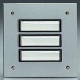 Grothe ETA 808 EV1 Etagenplatte UP Alu silber 8Flächentaster/1reihig beleuchtet 55808