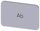 SIEM 3SU1900-0AD81-0AE0 Siemens 3SU19000 shield 17.5x27mm silver From