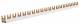 Hager phase rail 16 mm ² KDN180B, 1-pole for 57 MCBs