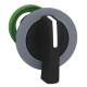 Schneider Electric ZB5FJ2C0 Schneider selector switch, front, long toggle, 2-position, black, 30mm