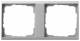 Gira 1462726 Event Clear 2-fold support plate , 