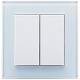Weinzierl frame 1-fold glass frame for series MATCH 55 white 5388
