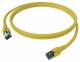 ZVK EasyLan CP1KYBYBY0075 FlexBoot Cat.6 patch cable shielded yellow 7.5m