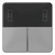 Jung CD4093TSAGR KNX Tastensatz kpl für Raumcontrollermodul grau