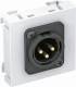 OBO Bettermann 6105258 OBO MTG-X3M S RW1 Multimediaträger XLR 3-p Stecker mit Schraubanschl 