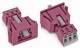 WAGO 890-793 Stecker Snap-In-Ausführung 3-polig 0,25 - 1,5 qmm pink