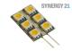 Synergy 21 S21-LED-TOM00195 LED Retrofit G4 6x SMD blau, rectangle