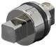 Rittal 2460000 SZ Lock insert, version A, Die-cast zinc, 7 mm square, L: 27 mm