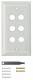 Berker 1366 glass cover plate TS clear 1366 SYSTEM TS