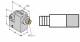 Turck BIM-IKM-AP6X2-H1141/S34 magnetic field sensor for pneumatic cylinder 46272