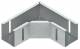 Niedax RESK50.050 bend 90 degrees RESK 50,050, zinc-plated 50x50mm