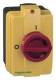 Schneider Electric VCFN32GE switch disconnectors 3P, 690V 25A m.Aufbaugehäuse yellow, red handle