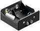Goobay 11452 Batteriehalter , 2x Mono ''D'' - mit Druckknopfanschluß