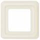 Berker 1328 1x frame with white seal, IP44 WP FM 