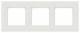 Siemens 5TG11130 frame 3-fold 5TG1113-0, titanium white DEL