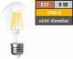 LED Filament Glühlampe McShine ''Filed'', E27, 9W, 1055 lm, warmweiß, klar