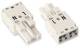 WAGO 770-222 socket without strain relief housing 2p pitch 10mm