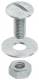 Niedax FKM6X20E4 cup screw M6 L20mm nut/washer stainless steel