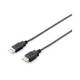 equip USB 2.0 Cable A Male / A Female 3.0m black
