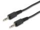 Equip Audiokabel 3.5mm St/St 2.50m schwarz Polybeutel