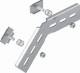 OBO Bettermann 6017339 mounting angle 45 ° MW45/SLVA, stainless steel
