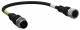 ABB M12-CT0212 transfer cable 20 cm straight, 5x0.34 sqmm and shielding