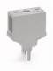 WAGO 286-113 Leerstecker grau
