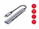 Equip Dock USB-C->1xUSB-C,1xUSB3.0,2xUSB2.0,100WPD 0.15m si