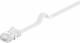 Goobay 95192 CAT 6 Flach-Patchkabel, U/UTP, Weiß - Kupfermaterial