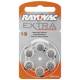 Rayovac 49589 Hearing Aid Button Cell PR48 / V13 - zinc-air battery, 1.4V