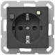 GIRA 267728 FI protection socket 30mA System 55 anthracite