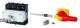 Moeller 6094965 EATON DMM-160/3/M4/PR switch disconnector 3p 160A rotary handle red intermediate bar. 