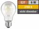 LED Filament Glühlampe McShine ''Filed'', E27, 6W, 630 lm, warmweiß