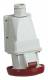 Schneider Electric PKF32W734 Schneider CEE Wandsteckdose Schraubkl. 32A 3p+E 380-415VAC